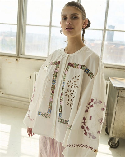 Sissel Edelbo - Sissel Bluse - White